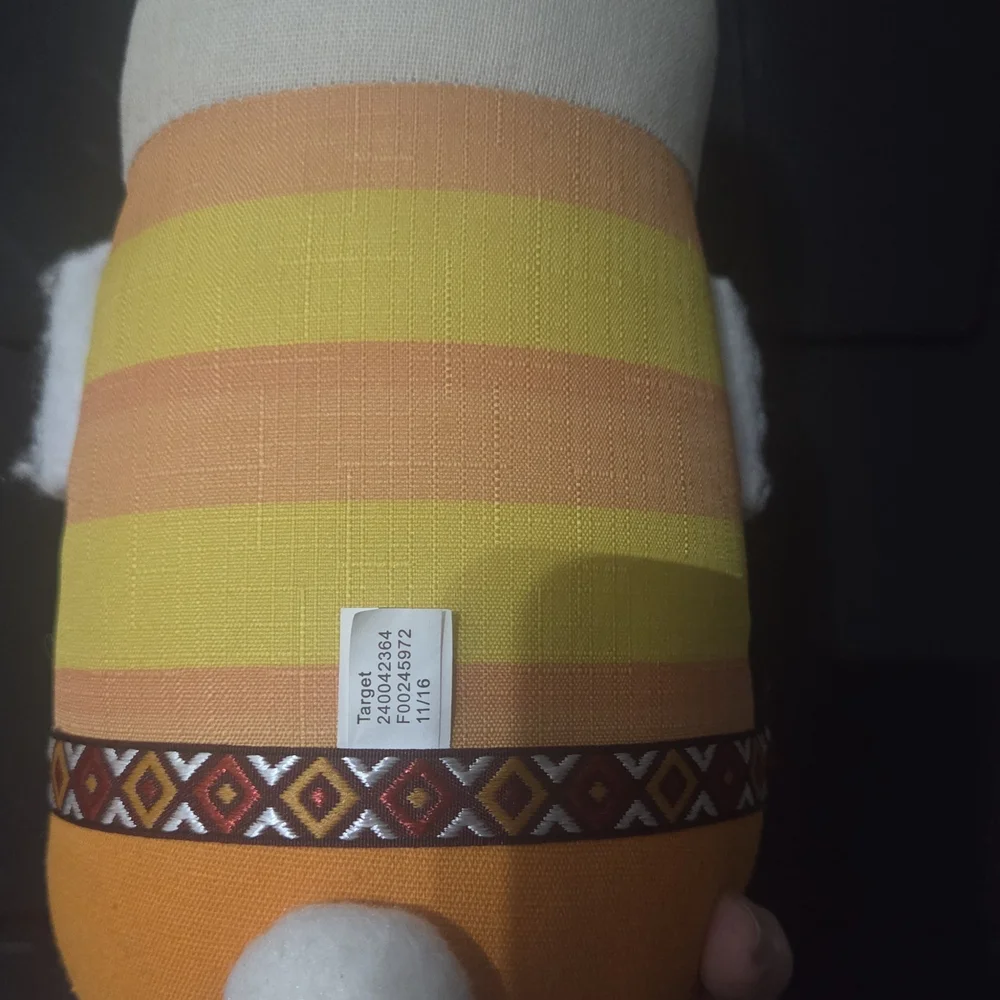 Target Orange and Yellow Bunny Decor